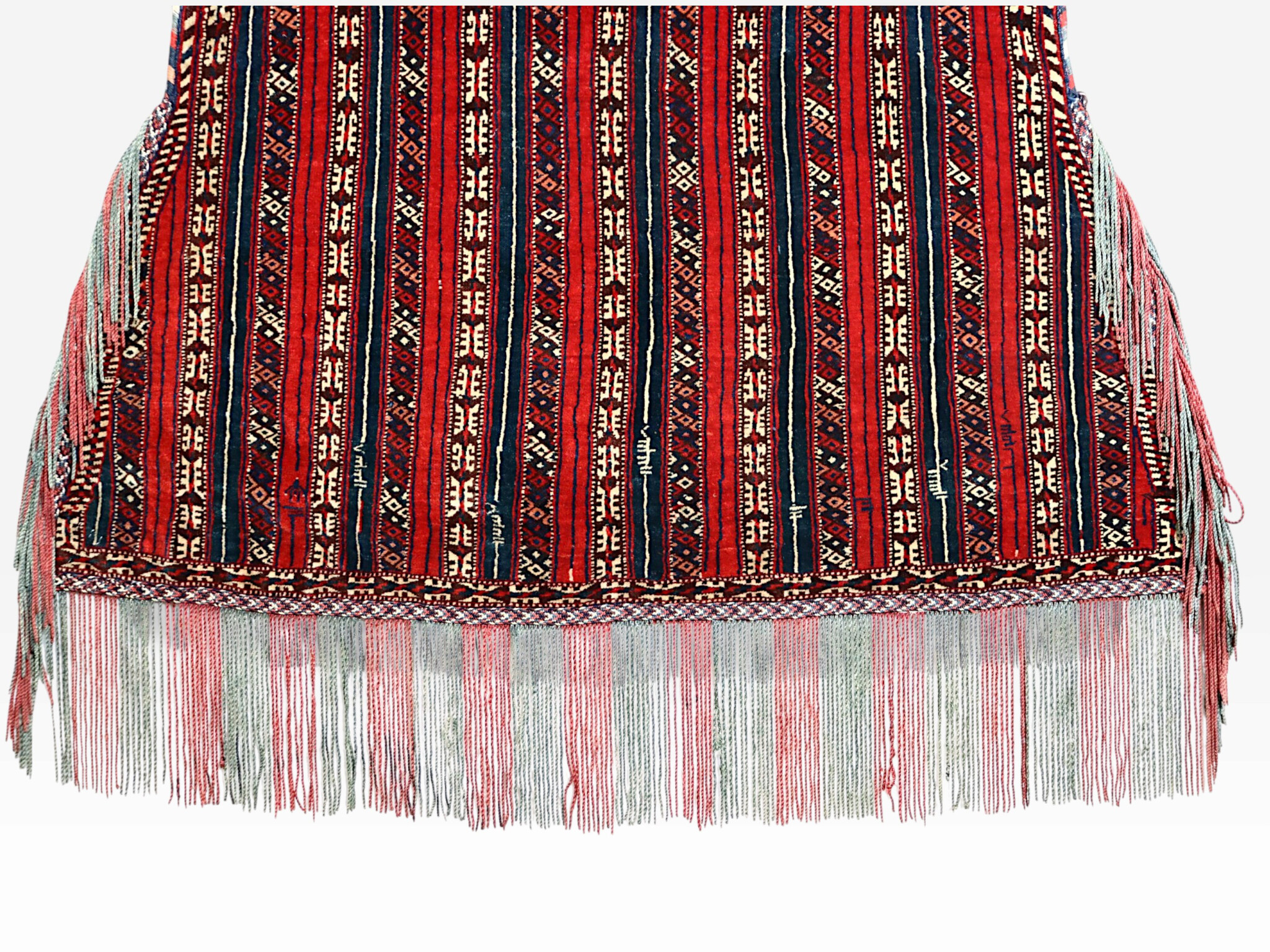 antik Turknenische Teppich PFERDEDECKE  -26