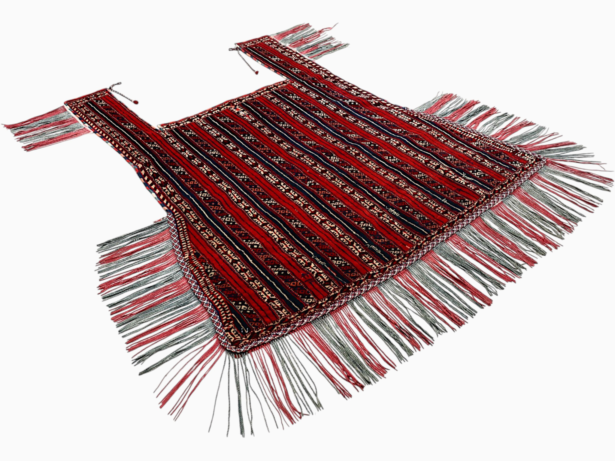 antique Turkmen carpet HORSE BLANKET,   26