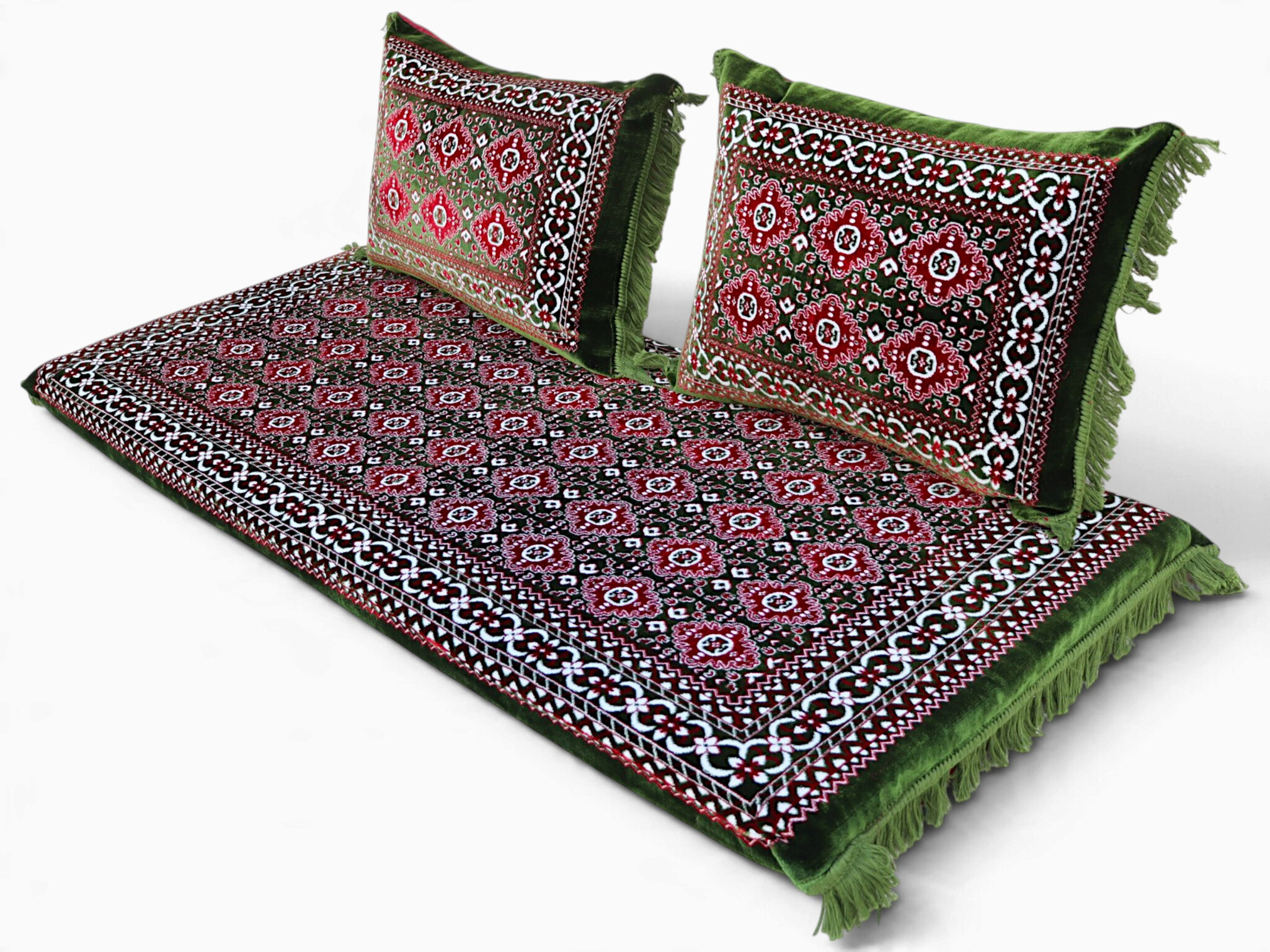 190x75 orient Sitzkissen Matratze Sitzecke Afghan toshak seating mattress (Grün /26) توشک