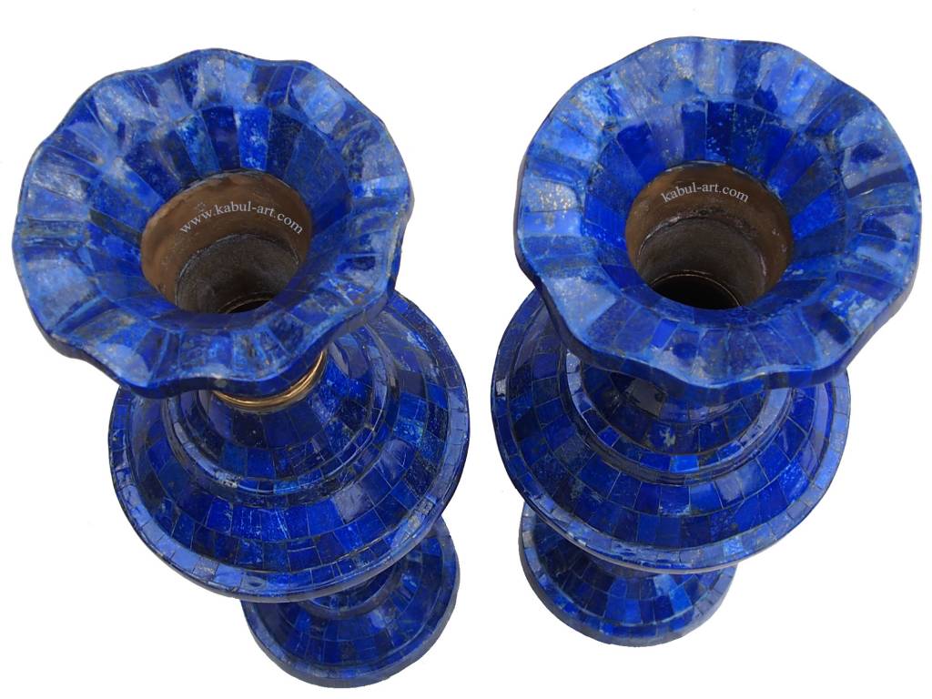 57 cm Exclusive Bodenvase Lapis Lazuli XXL
