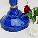 very large floor vase 57 cm huge Hand Crafted stunning genuine Lapis Lazuli Gemstone vase from Afghanistan No:XXL