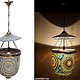 Glass Hundi Pendant Lamp With Single Fitting No:12