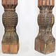 antique orient solid hand-carved wooden Pillar column from Nuristan Afghanistan ein Paar antike Säule Swat Nr-B