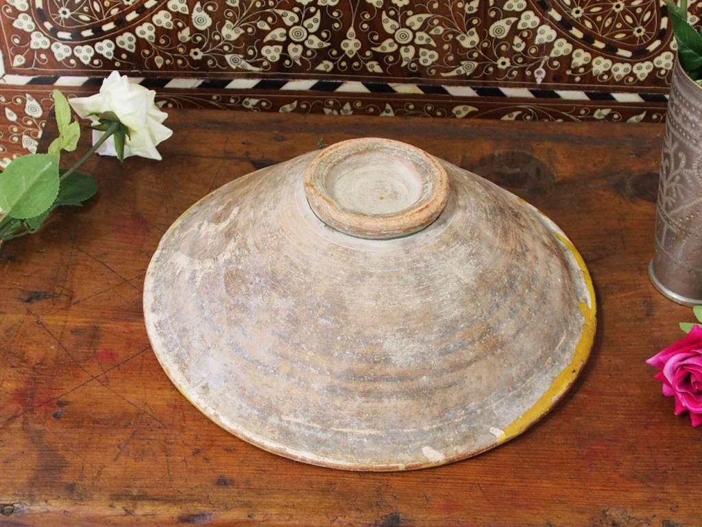 antik handgefertigt Keramik Teller aus Swat-Tal Pakistan und Südafghanistan
