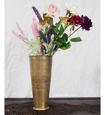 antike Messing Blumenvase Becher Nr:16/A