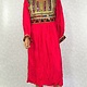 Original Afghan women hand embroidered nomadic Kuchi Ethnic dress from Afghanistan pink/5