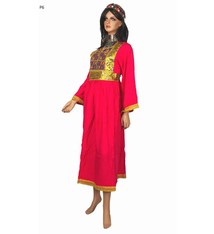 Original Afghan women hand embroidered nomadic Kuchi Ethnic dress from Afghanistan Pink/6
