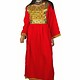 Original Afghan women hand embroidered nomadic Kuchi Ethnic dress from Afghanistan Red/16