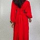 Original Afghan women hand embroidered nomadic Kuchi Ethnic dress from Afghanistan Red/17