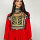 Original Afghan women hand embroidered nomadic Kuchi Ethnic dress from Afghanistan Red/17