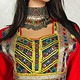 Original Afghan women hand embroidered nomadic Kuchi Ethnic dress from Afghanistan Red/17