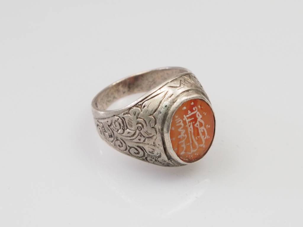 Karneol Amulett ring Nr:2234