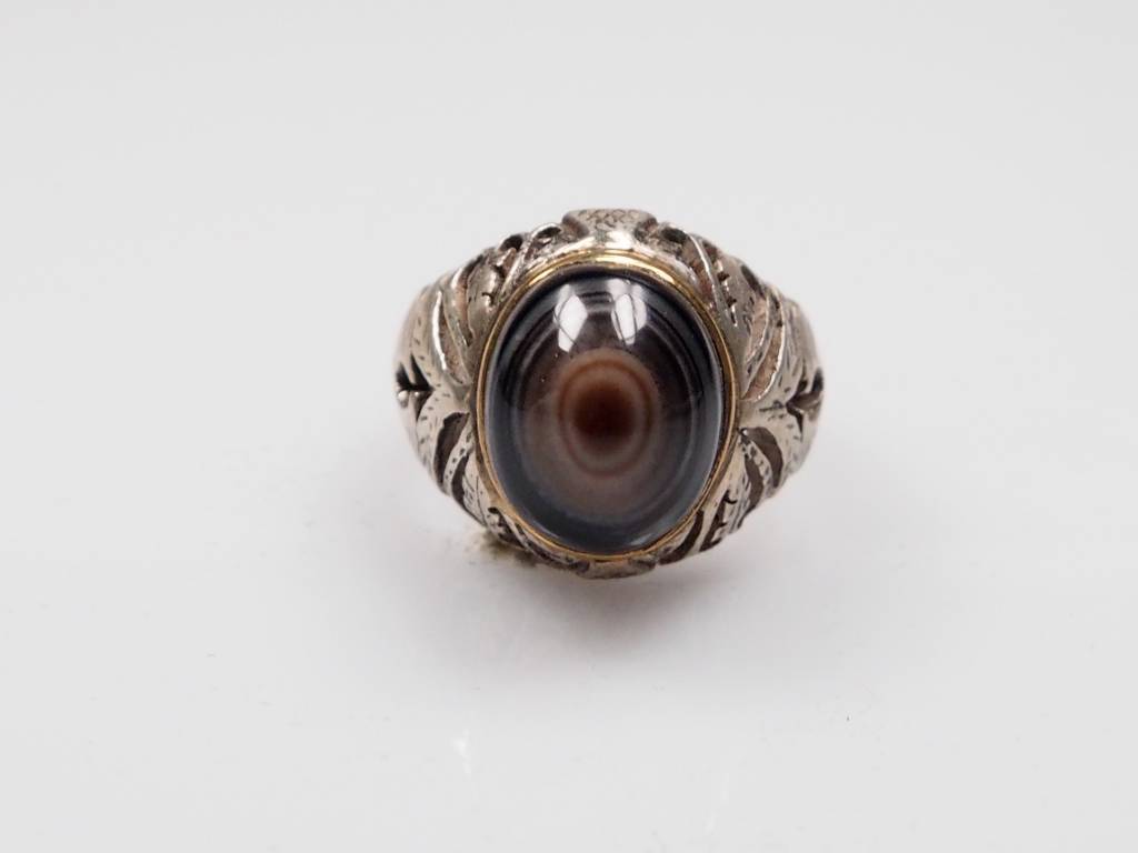 Augenachat ring Nr:241