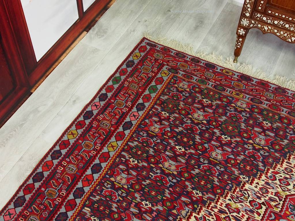 298x207 cm huge very rare oriental antique nomadic sanna Kilim No:72