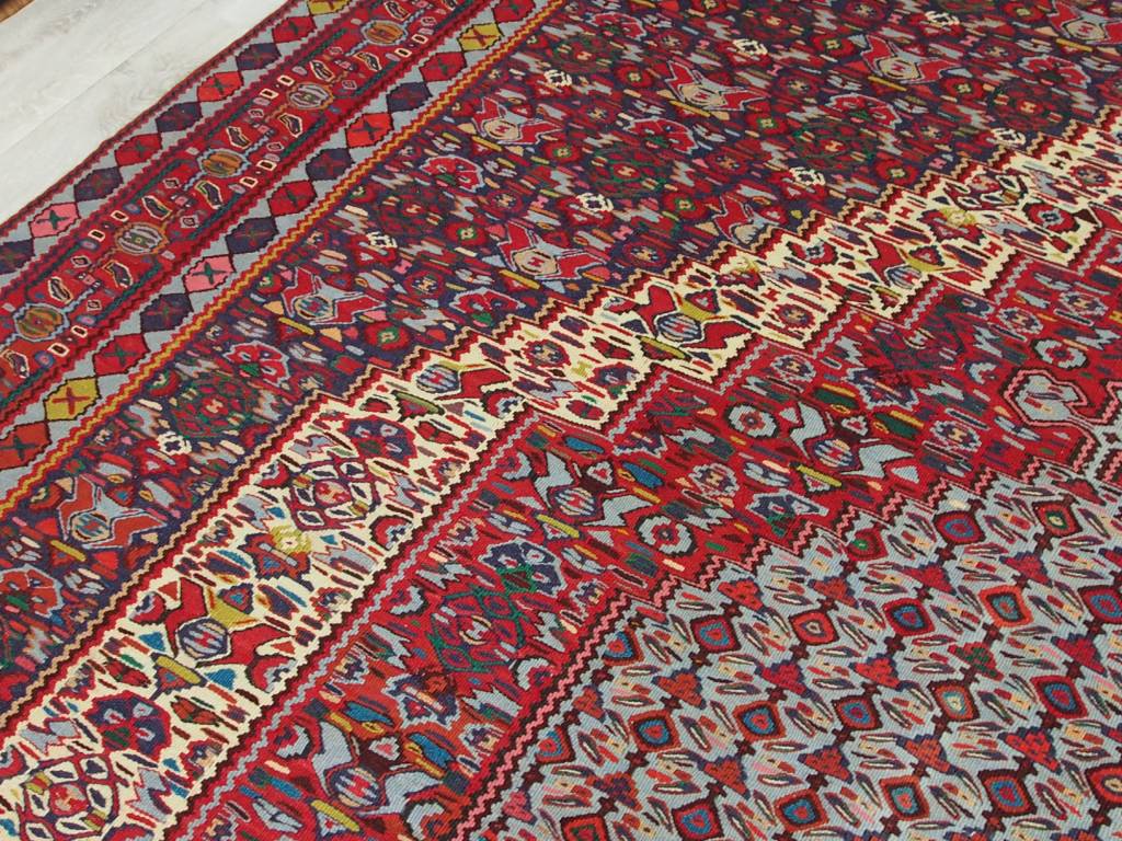 298x207 cm huge very rare oriental antique nomadic sanna Kilim No:72