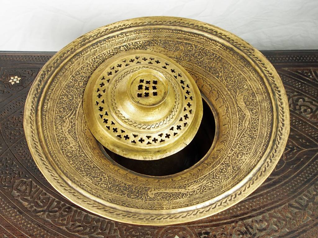 Antique Hand Crafted Engraved Hammered Brass Pitcher Ewer No:16/A