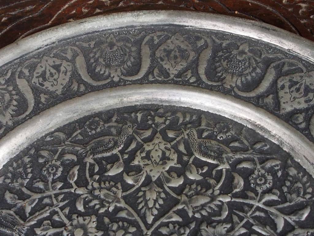 30 cm antique copper tray No: K17