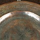30 cm Antique ottoman orient Islamic Hammer Engraved  copper Tray Plate from Afghanistan K22