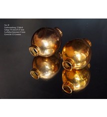 Antik Turkmen Silber Perlen vergolder