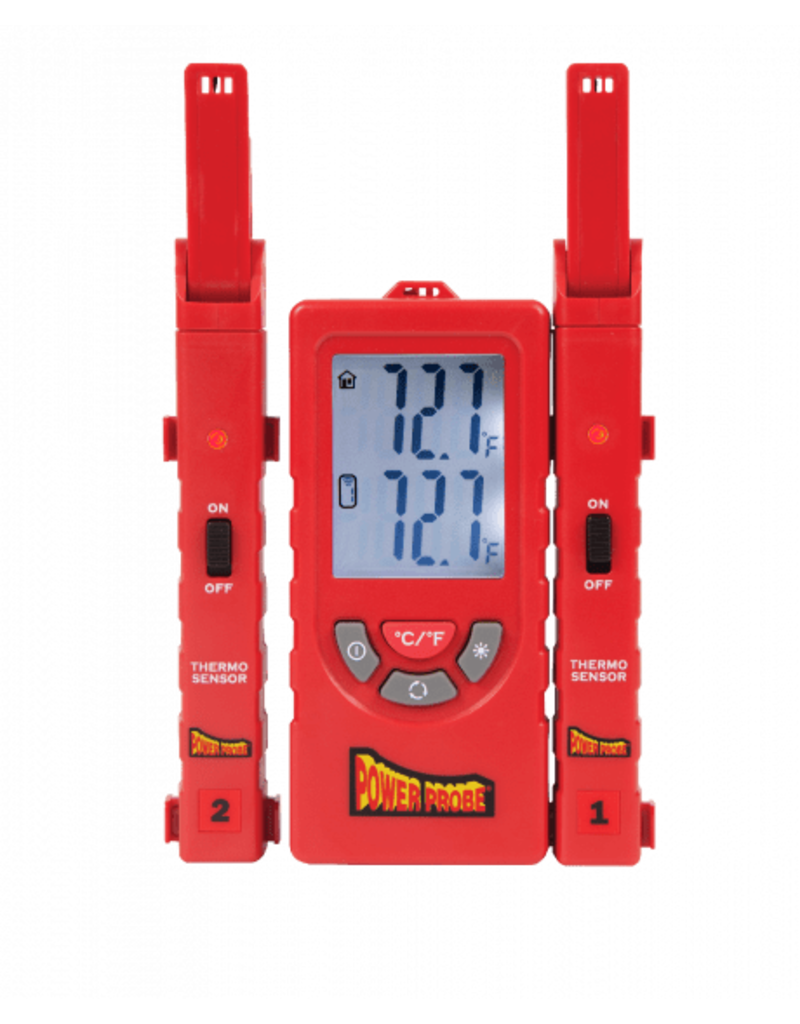 Power Probe Digitale draadloze thermometer met dubbele zone