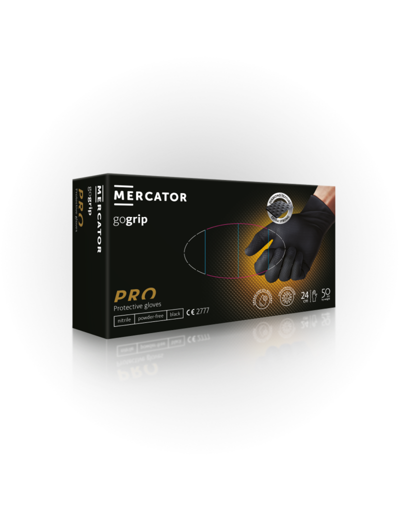 Mercator GoGrip Mecator GoGrip Black  Medium PRO protective gloves