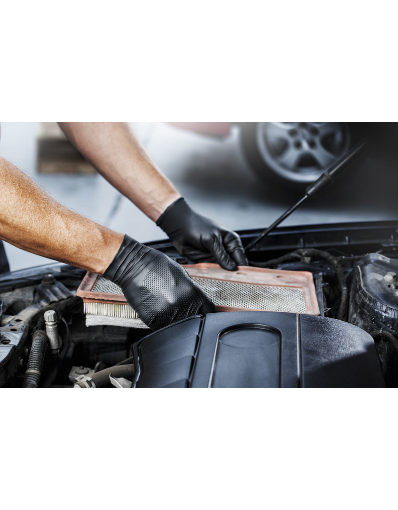 Mecator GoGrip Black Large PRO protective gloves