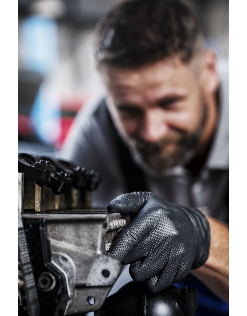 Mecator GoGrip Black Large PRO protective gloves