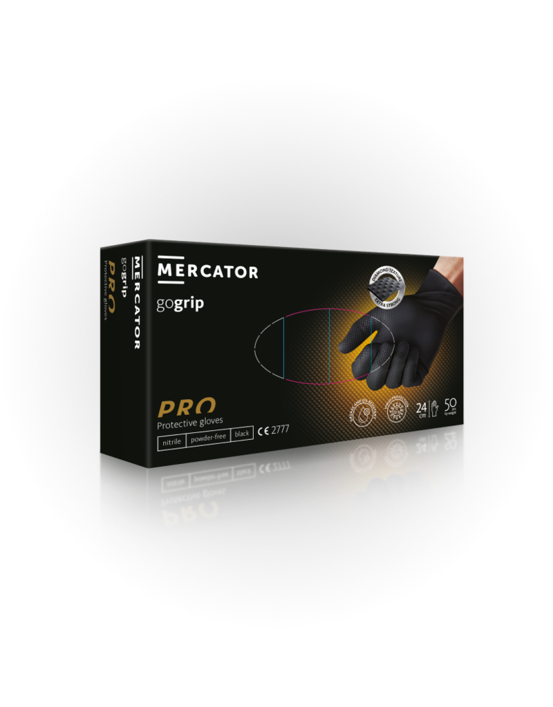 Mecator GoGrip Black XL PRO protective gloves