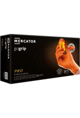 Mecator GoGrip orange  Medium PRO protective gloves