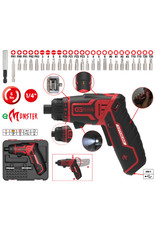 KS TOOLS eMONSTER 1/4" accu-bit-schroefmachineset, 27-dlg