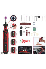 KS TOOLS eMONSTER Accu-multitoolset met 50 accessoires