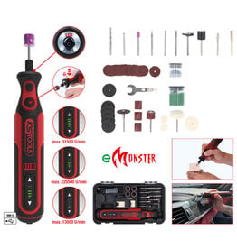 KS TOOLS eMONSTER Accu-multitoolset met 50 accessoires