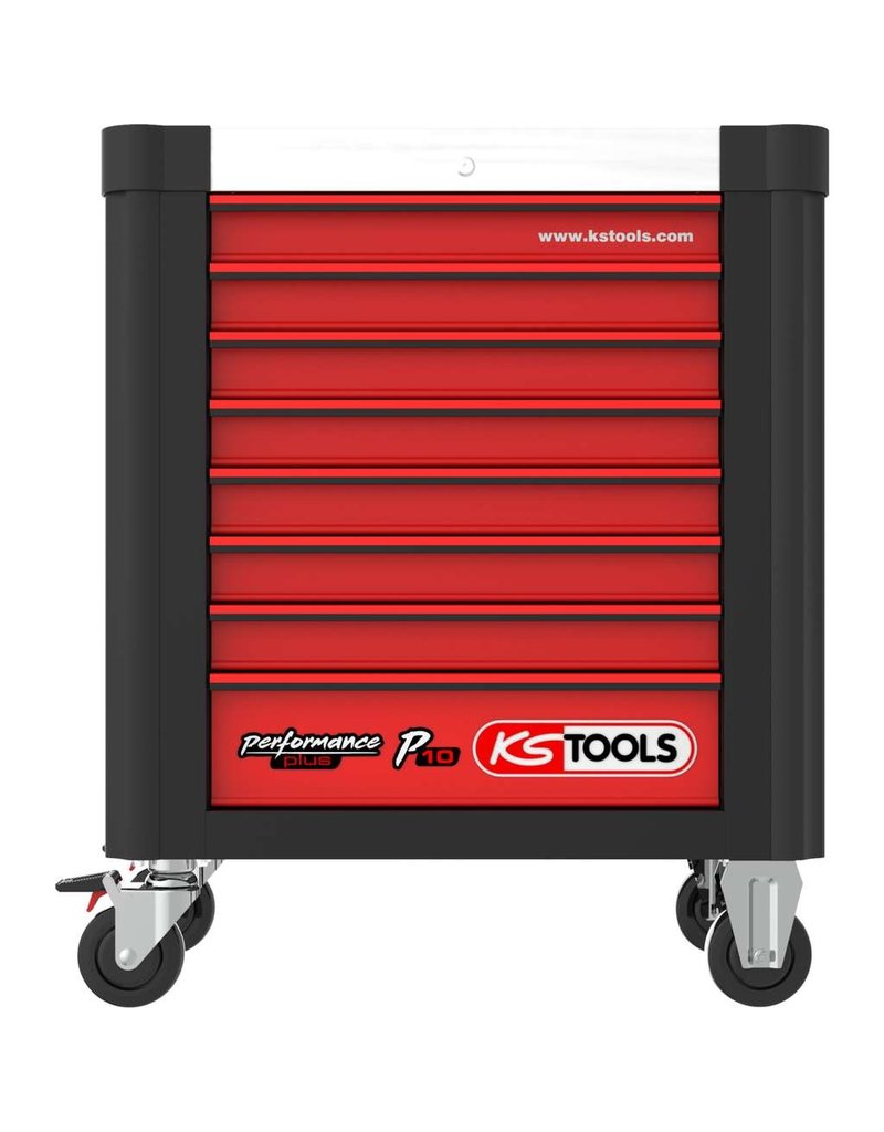 KS TOOLS P10 Performanceplus gereedschapwagenset P10 met 536 gereedschappen voor 8 schuifladen 810.853