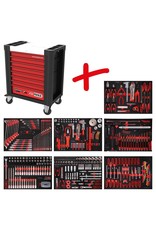 KS TOOLS P10 Performanceplus gereedschapwagenset P10 met 397 gereedschappen voor 7 schuifladen 810.7397