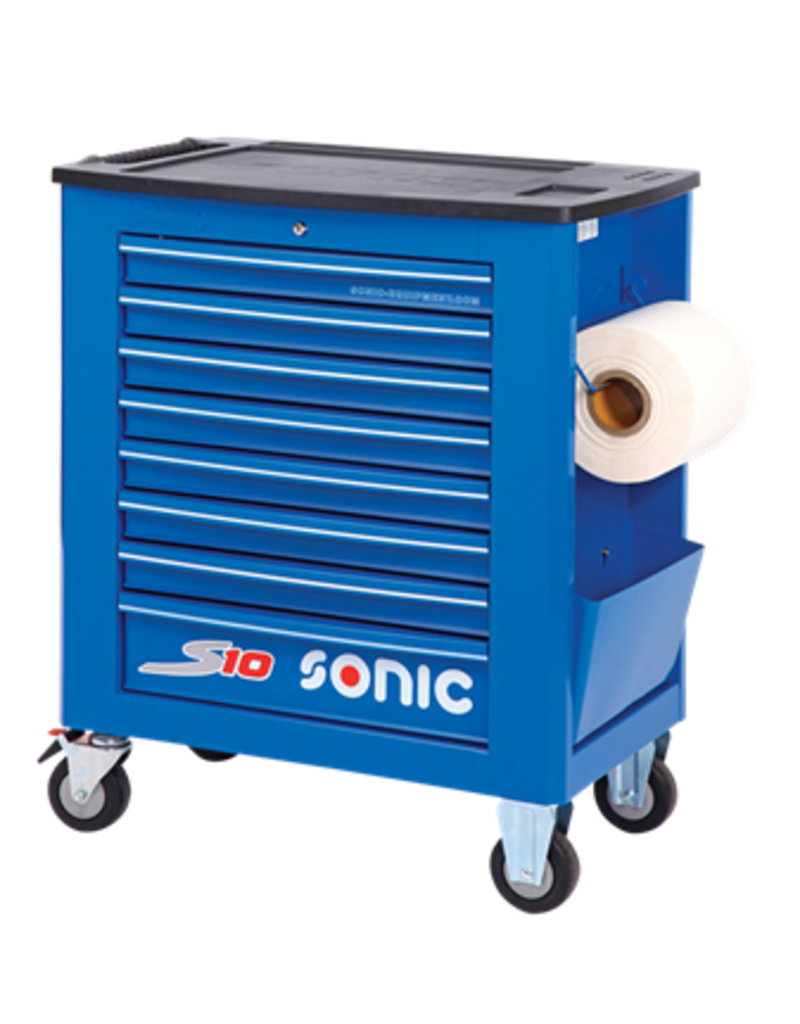 Sonic Gereedschapswagen leeg S10 8 laden blauw  (RAL5005)