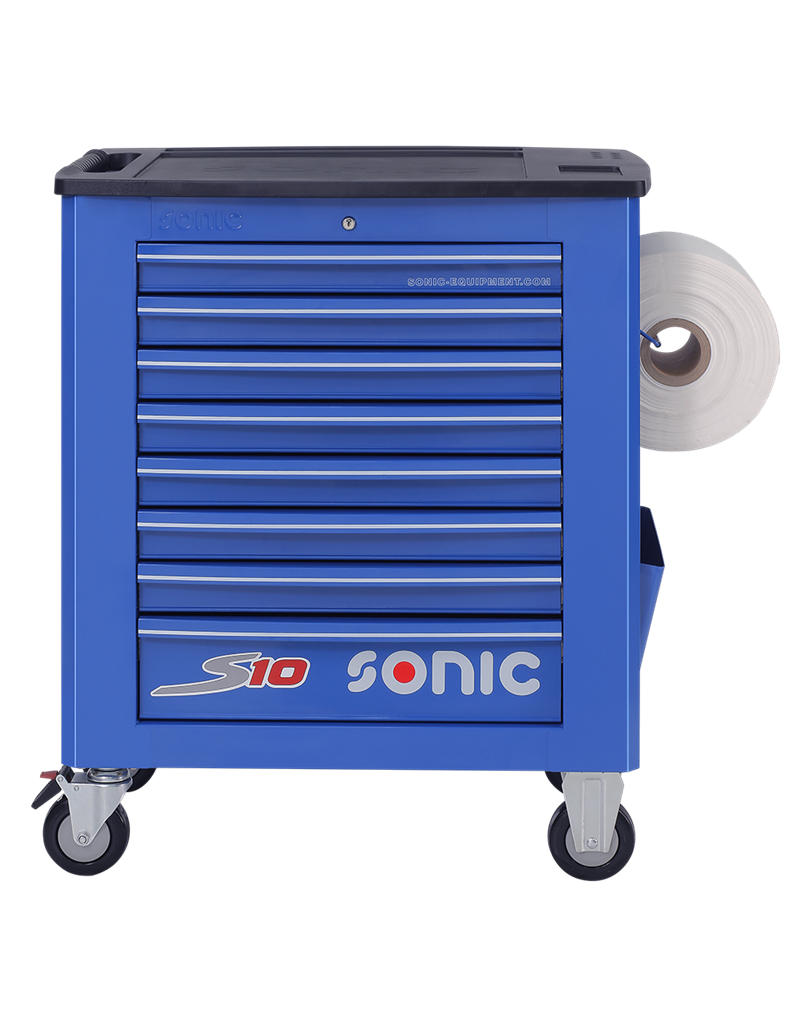 Sonic Gereedschapswagen leeg S10 8 laden blauw  (RAL5005)