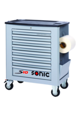 Sonic Gereedschapswagen leeg S10 8 laden grijs  (RAL7040)