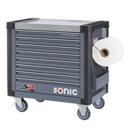 Sonic Gereedschapswagen leeg S12XD 8 laden (RAL 7011)