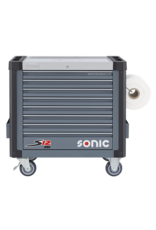 Sonic Gereedschapswagen leeg S12XD 8 laden (RAL 7011)