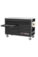 Sonic Gereedschapswagen leeg 14 laden zwart S15