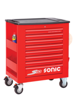 Sonic Gevulde gereedschapswagen S10 171-dlg. rood (SAE)