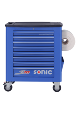 Sonic Gevulde gereedschapswagen S10 blauw 173-dlg.