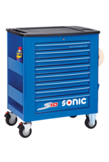 Sonic Gevulde gereedschapswagen S10 blauw 173-dlg.