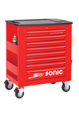 Sonic Gevulde gereedschapswagen SFS S10 rood 240-dlg.