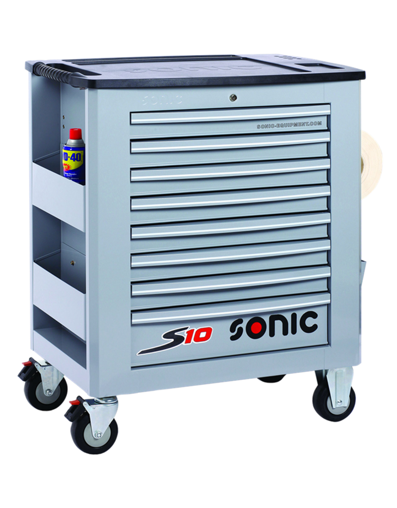 Sonic Gevulde gereedschapswagen SFS S10 grijs 240-dlg.