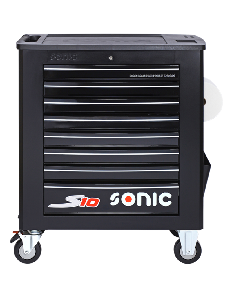 Sonic Gevulde gereedschapswagen SFS 1/3 S10 251-dlg. zwart