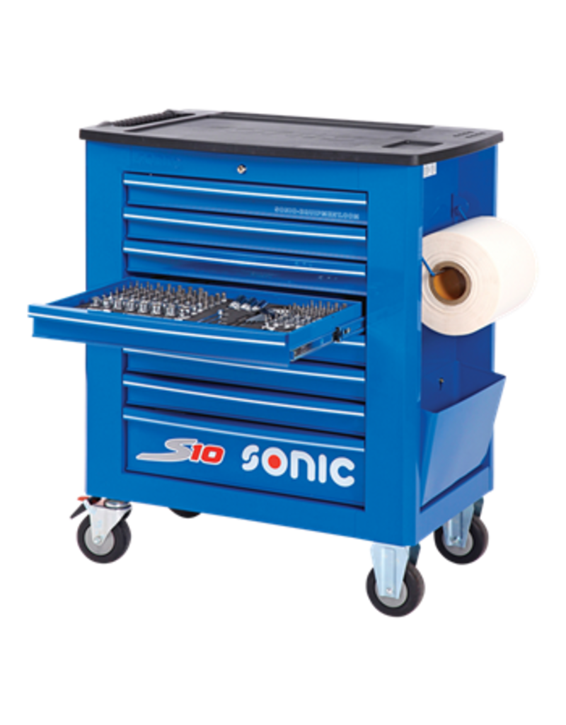 Sonic Gevulde gereedschapswagen SFS 1/3 S10 251-dlg. blauw