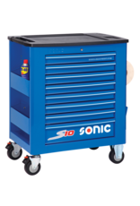 Sonic Gevulde gereedschapswagen S10 blauw 279-dlg. (SAE)
