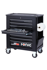 Sonic Gevulde gereedschapswagen SFS 1/3 S10 302 dlg. zwart