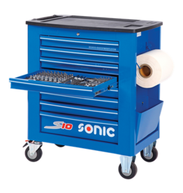 Sonic Gevulde gereedschapswagen SFS 1/3 S10 302-dlg. blauw